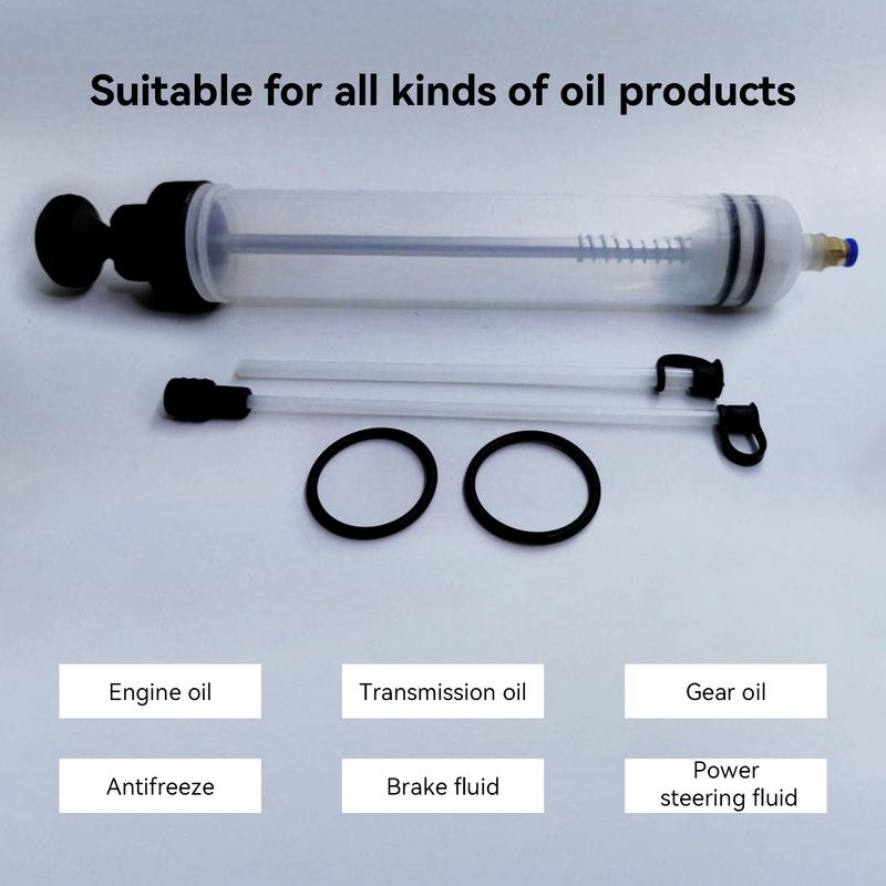 Biloljebyte Auto Manuell Oljebyte Påfyllning Extraktorpump Ergonomiskt Handtag Oljesugspruta För DIY-entusiaster Och