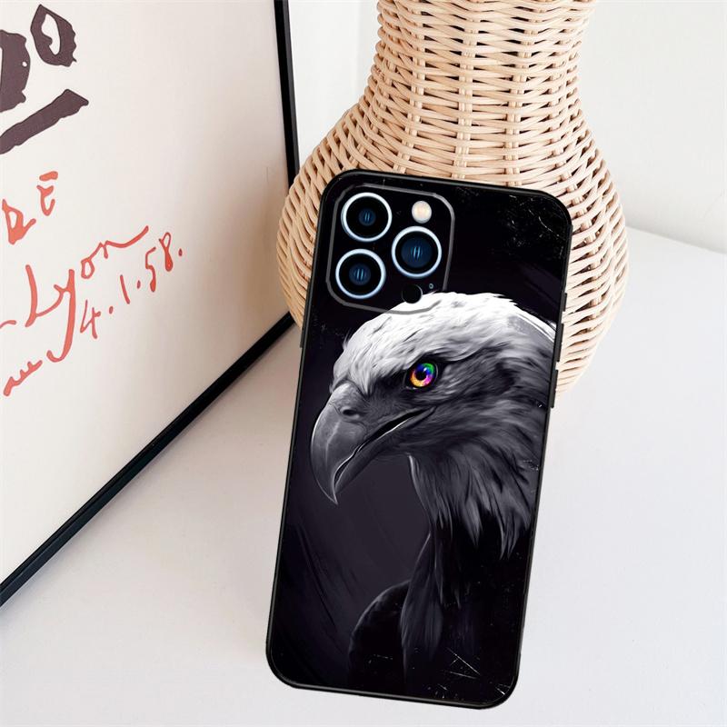 Eagle Hawk Bird Animal Phone Case For iPhone 16 Pro Max 15 14 13 11 12 17 Pro Max mini 15 16 Plus 16e 17 Air Cover