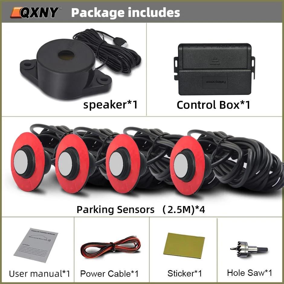 16.5mm Parking Sensors Backup Radar Plane 4 Reverse Aid Parktronic for Bumper Adjustable Depth  To Assist Bumper Distance System