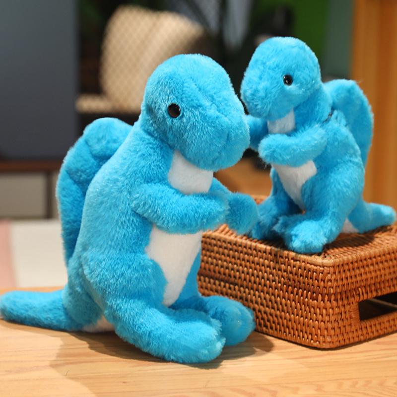 Lovely Dinosaur Plush Toy Stuffed Animal Plushie Cute Triceratops Tyrannosaurus Tanystropheus Doll Soft Hug Pillow Birthday Gift