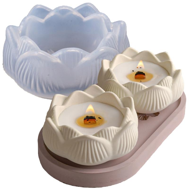Flower Shape Resin Jar Silicone Molds Flower Shape Candle Holder Silicone Molds Epoxy Resin Silicone Molds for Art Craft