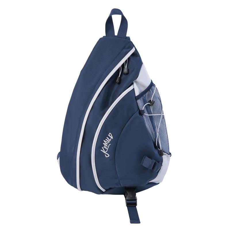 

Retro Water-Repellent Large Capacity Sports Chest Bag Student Shoulder Bag синій