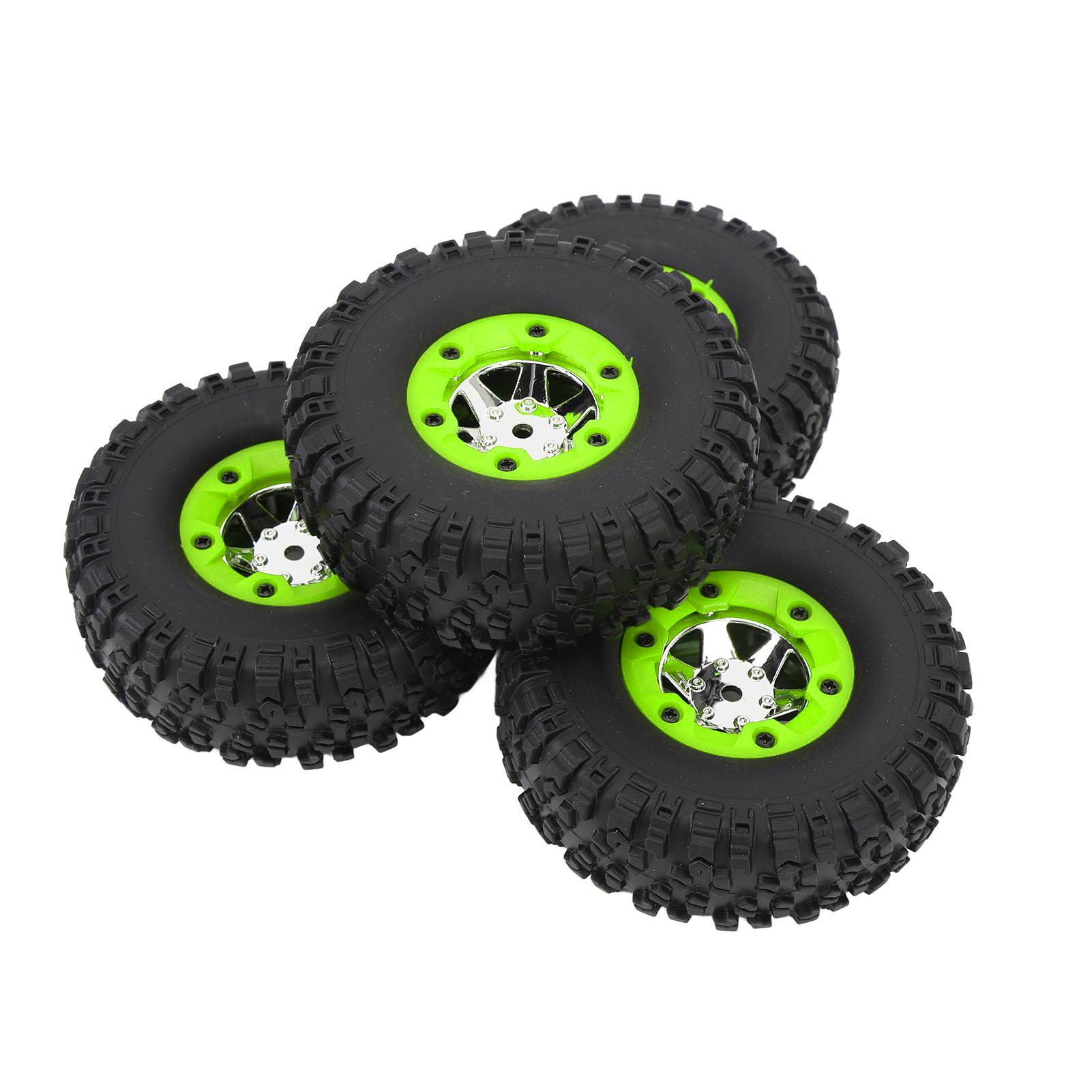 

4Pcs Remote Control Car Tires Enhanced Grip Rubber RC Car Wheel Tyre Set Replacement for WLTOYS 12428 12427 124006
