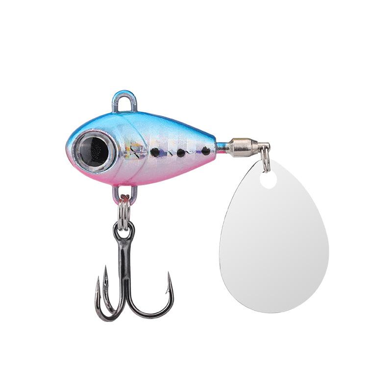 8g 10.5g 13g HWV02 Artificial Spintail VIB Lures Winter Sea Fishing Saltwater Bait Targeting Salmon and Pike Metal Material