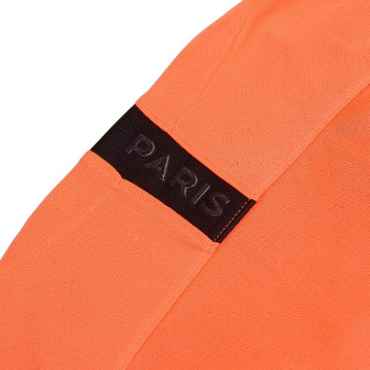 Jordan Air 2019-20 Paris Saint-Germain Comfortable Simple Versatile Long Sleeve Football Shirt Men Tops Orange AJ5681-613