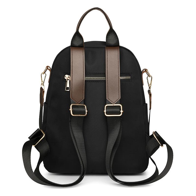 Rhombus embroidered thread backpack women's new women's backpack Korean version fashionable large-capacity anti-splashing travel backpack