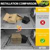 Trunk Cargo Net For -2025 Jeep Wrangler JL 4XE 4 Door Trunk Organizer Net Anti-Slip Rear Mesh Cargo Netting For 19-25 Wrangler JL JLU 4XE SUV