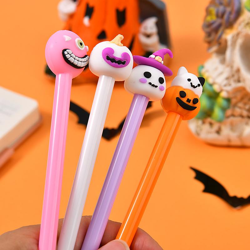 5/10PCS Halloween Style Gel Pen Pumpkin Ghost Zombie Pens Student Favors Festival Atmosphere Cute Stationery School Supplies ZYF