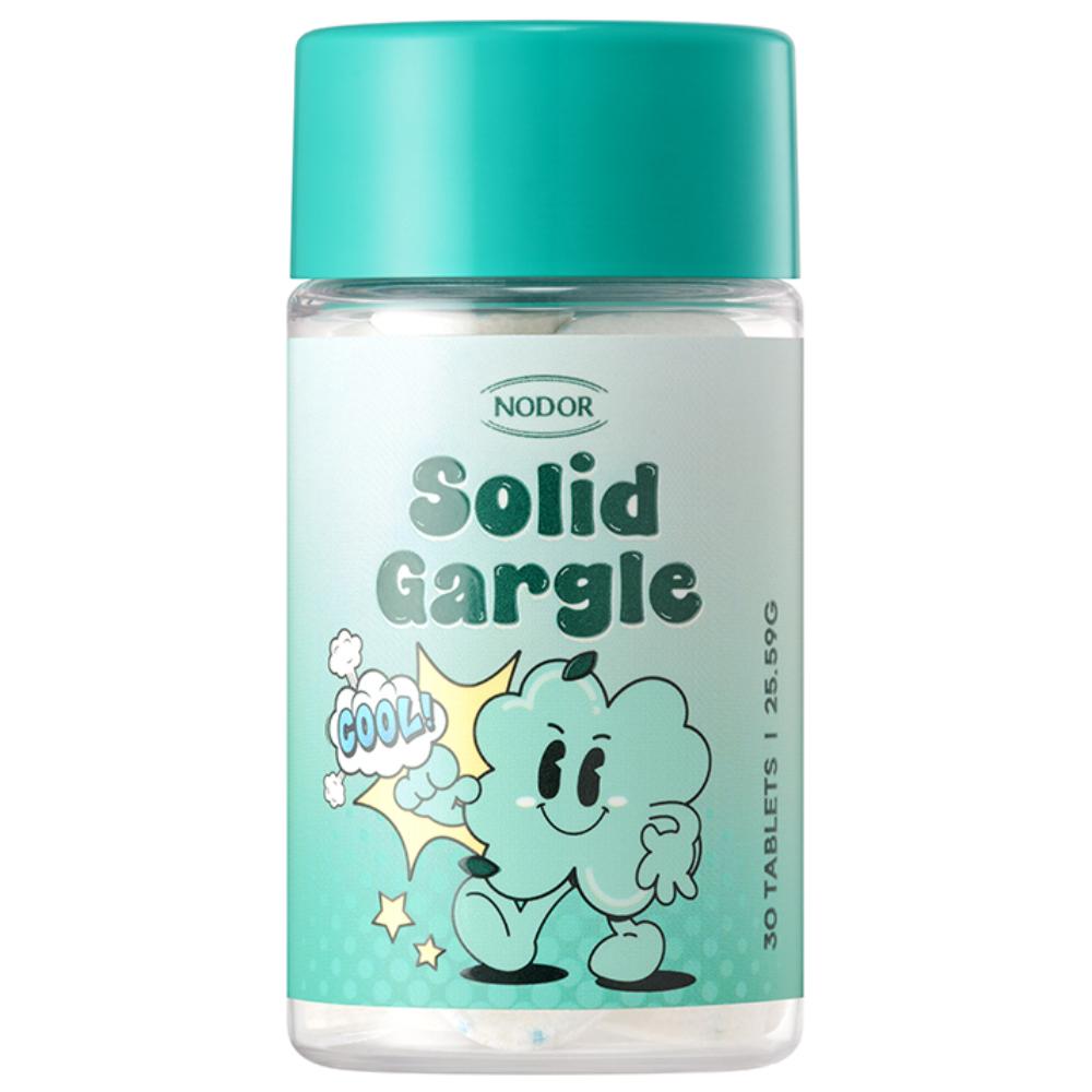 Nodor Solid Mouthwash Tablets Portable Bad Breath Removal Oral Freshener 30 Tablets (25.6g) STRONG MINT