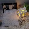 Flexible Sturdy Silicone Epoxy Resin Castes Mold Christmas House Shaped Molds Accessory for Craft and Home Decoration