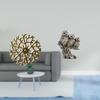 Rustic Scenic Wrought Sculpture Wall Art Decorations 3D Hanging Pendants Statue Plaque for Office