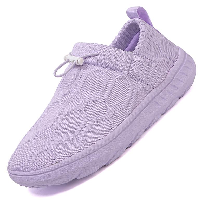 Breathable Knitted Casual Sports Shoes Wide Toe Box Walking Shoes Light Elastic Outdoor Shoes Non-slip Sneakers