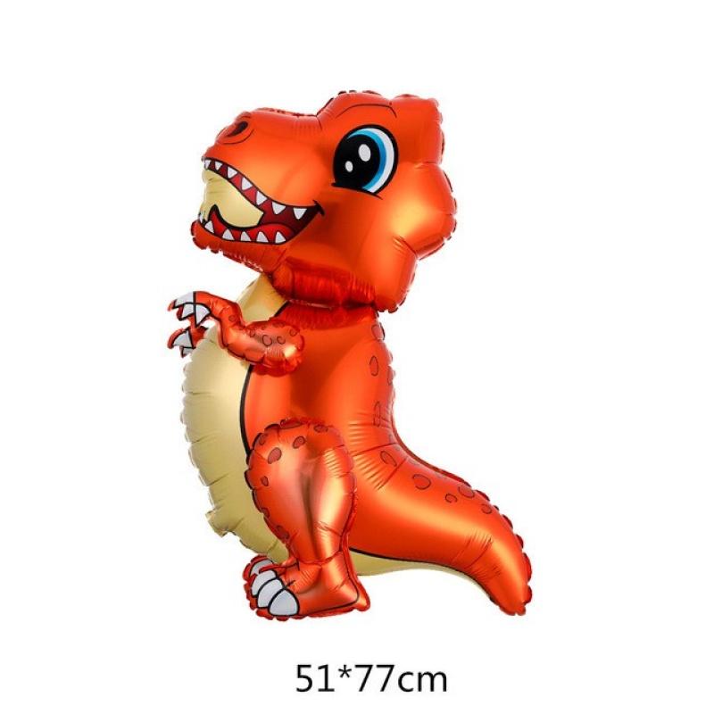 20 Styles 4D Active Inflatable Aluminum Foil Balloons Dinosaur Tyrannosaurus Rex and Triceratops