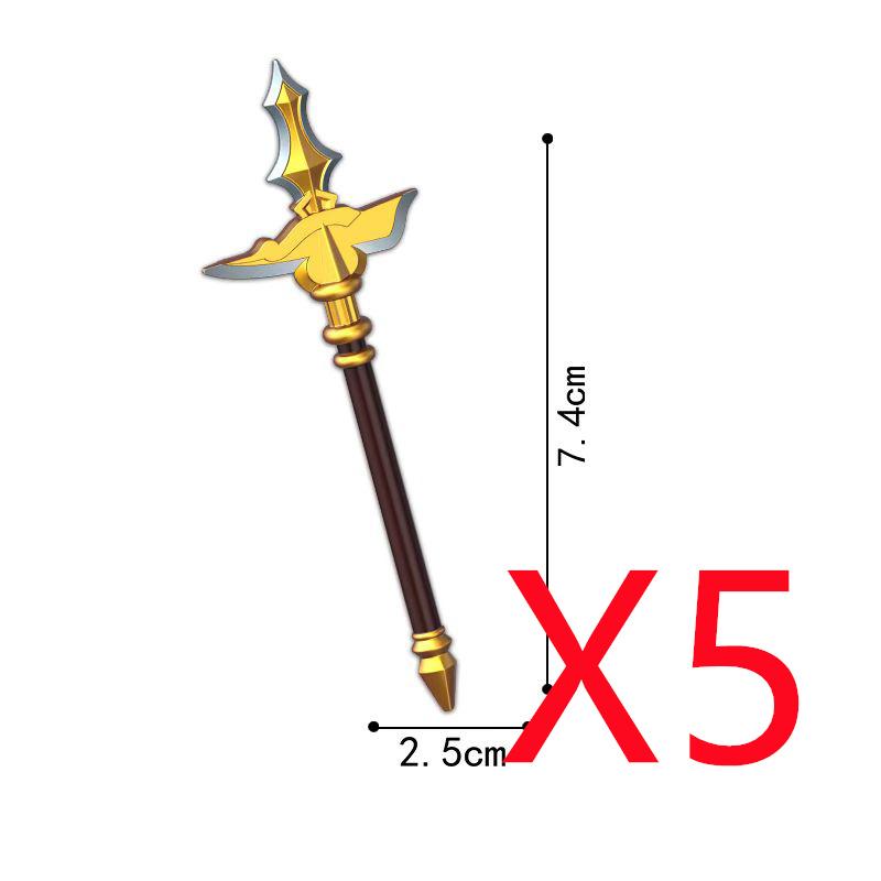 Medieval Military Building Blocks Soldier Figures Black Eagle Knight Weapons Accessories Bow Knife Shield Flag Bricks Toy K047