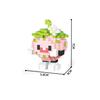 KNWE BUILT Giocattoli con Blocchi da Costruzione Micro Mini Modelli di Frutta a Cartoni Animati - Perfetti per i Bambini per Esplorare la Frutta Giocattolo Puzzle Regalo di Festa per Bambini
