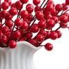 Artificial Fruits Ceramic Vase Home Desktop Planters Decoration Chinese Year Ornaments for