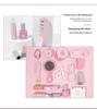 Nordic Kids' Pink Princess Vanity Table & Makeup Set - Perfect Birthday Gift for Girls