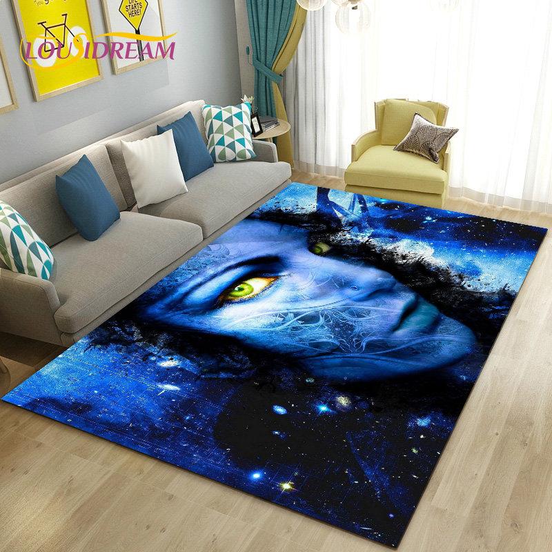 Tappeto Stampato HD del Film Avatar Grande, Tappeto per Soggiorno Camera da Letto Divano Zerbino Decorazione, Tappetino Antiscivolo per Giochi Bambini