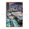 Miami Streets Metal Plaque Poster Printed Wall Pub Wall Create Custom Tin Sign Poster
