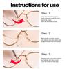 Glasses Nose Pad Set Non-Slip Different Sizes Eyeglass Nose Pads Replacement Maintenance Kit For Most Glasses Repair Accessories
