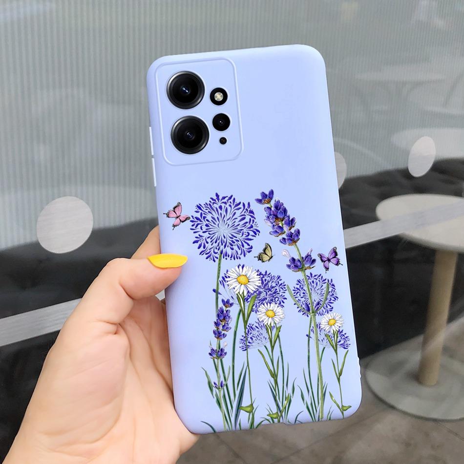 Case For Xiaomi Redmi Note 12 4G Note12 Pro Global Cute Sunflower Candy Color Soft Silicone Cover For Redmi Note 12 Pro 12Pro 5G