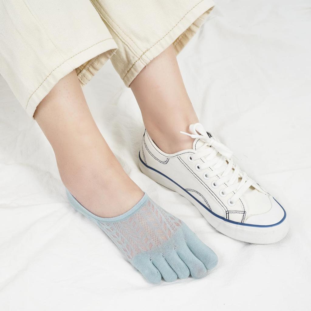5 Toe Summer 5 Toe Ankle Cotton 5 Toe Foot 5 Toe Shallow Shoes [Yazon] Women's Socks, Socks, Socks, Cute, Mesh, Socks, Women's, Summer, Non-removable