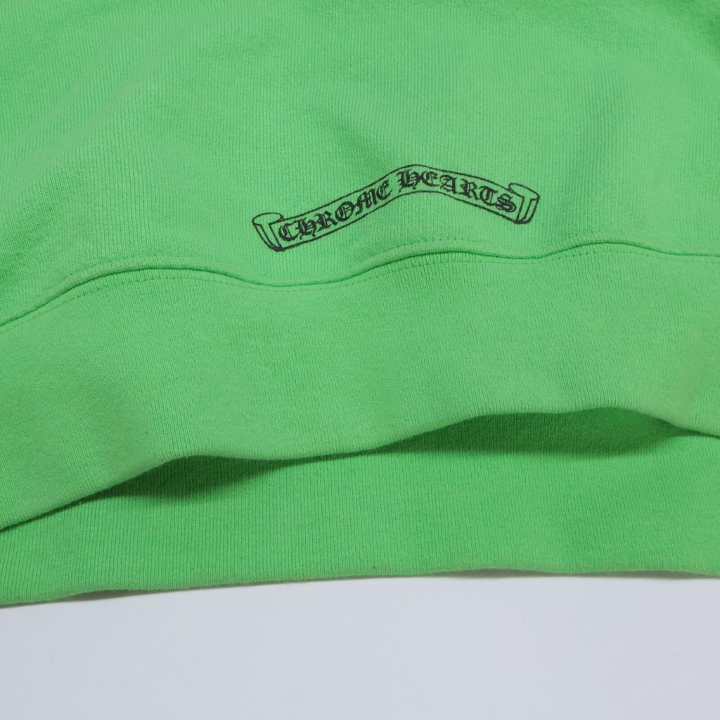 CHROME HEARTS Matty Boy Sex Records Hoodie Pullover Hoodie Tops L greenUsed