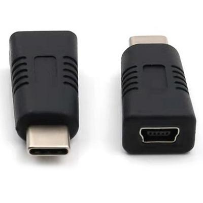 Adaptér mini USB samice na samec typu C Adaptér nabíjení mini USB typu samice na datový kabel