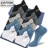 Men's Socks Comfortable Breathable Socks Sports Boat Sock Sweat-absorbent Outdoor Running Socks