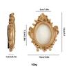Elegant Vintage Picture Frame Resin Ornate Details Gold Antique Frame Can Be Placed Can Be Hung Baroque Decor Frame