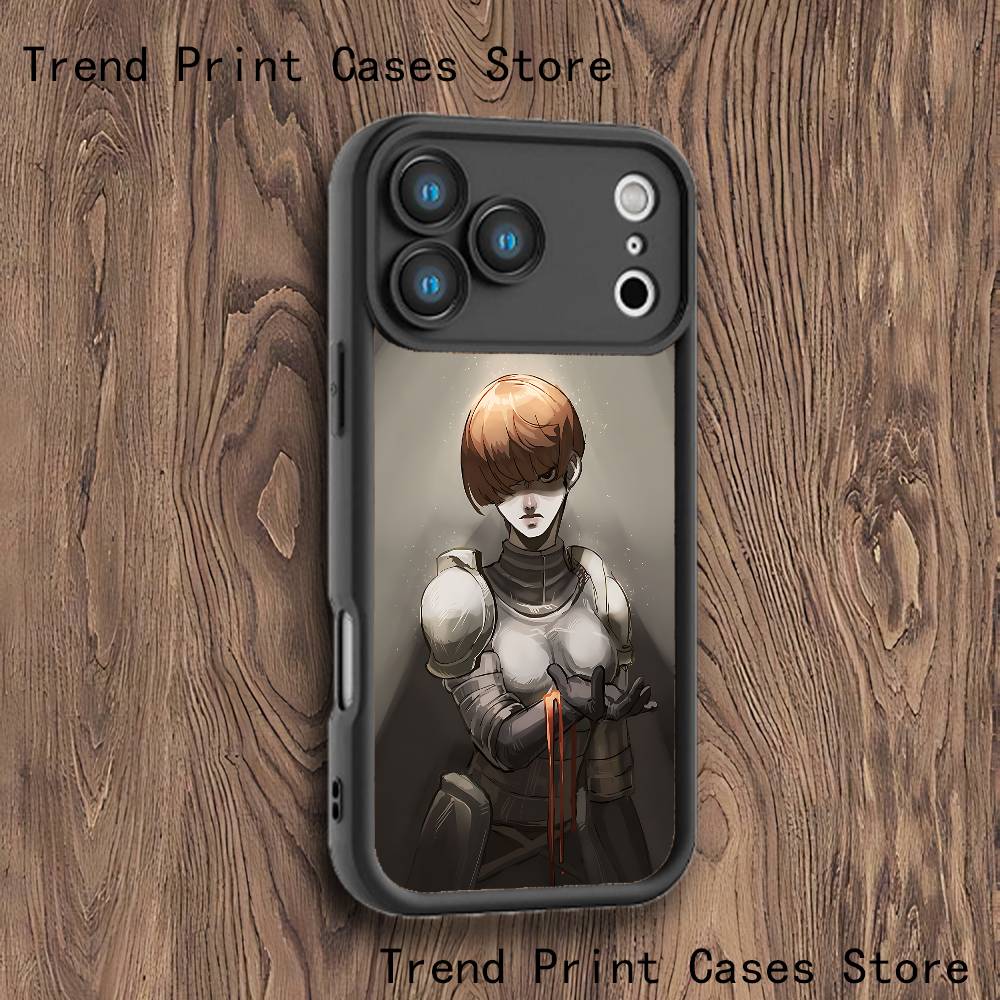 F-Fear H-Hunger Phone Case For iPhone 17,16,15,14,13,12,11,Pro,Max,Plus,X,XS,SE4,E,Mini Black Thickened Border Case
