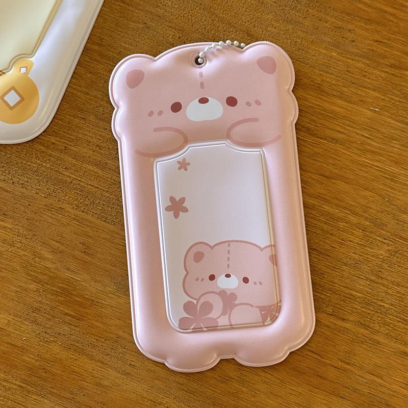 3 Inches Photocard Holder Kpop Photo Card Organizer Idol Photo Cards Display Supplies Photo Protector Sleeve Student Stationery