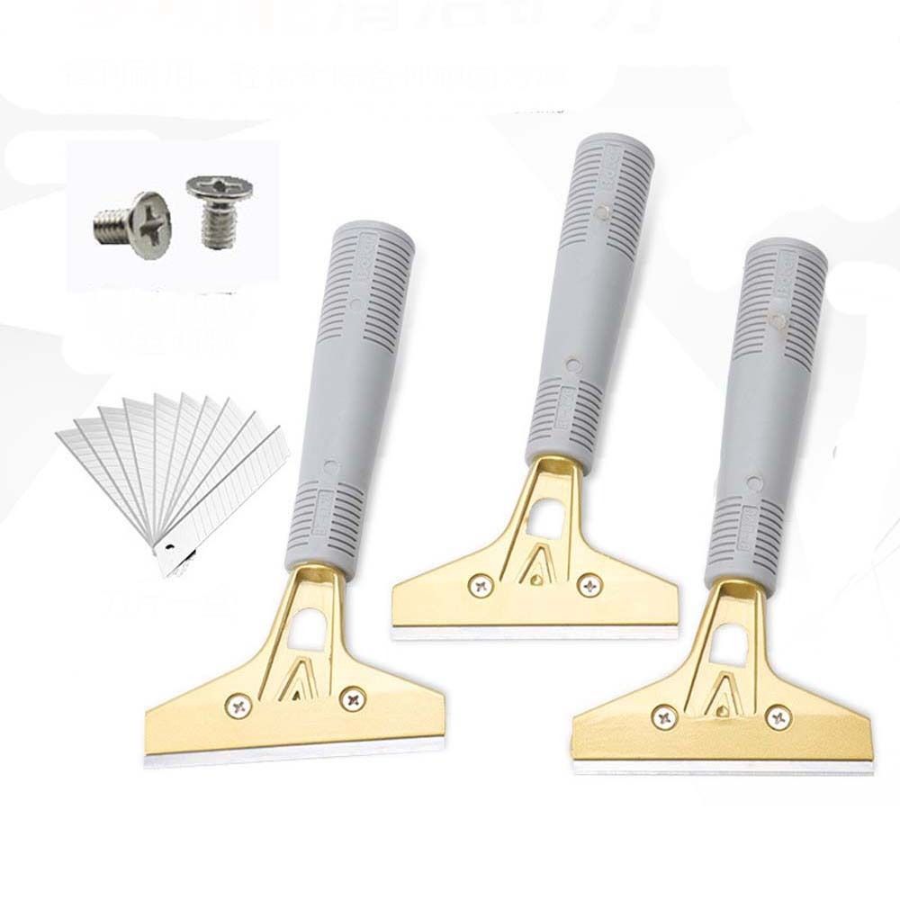 Spatula Glass Ceramic Hob Scraper Remover Grouting Scraper Squeegee Set Kitchen Stove Cleaning