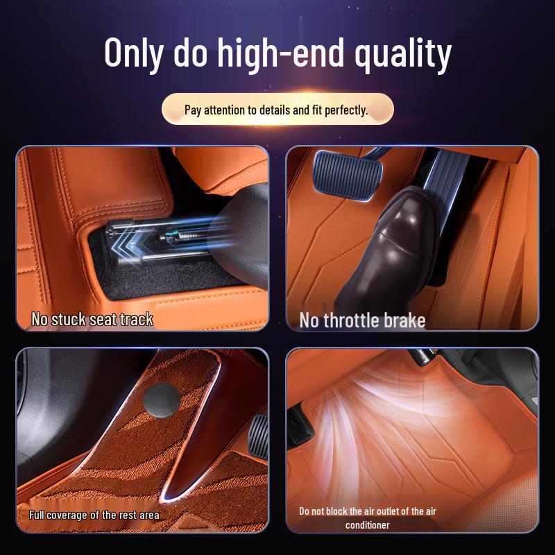 Wey Blue Mountain Full Coverage Floor Mats for 2025 Six-Seater Model - Car Interior Accessories