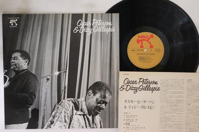 LP Record OSCAR PETERSON  Oscar Peterson  Dizzy Gillespie MW2165 PABLO 1976 Japan Jazz Used