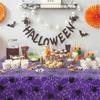 Pumpkin Ghost Bat Spider Snowman Dining Table Cover Disposable Tablecloth  Festival Party