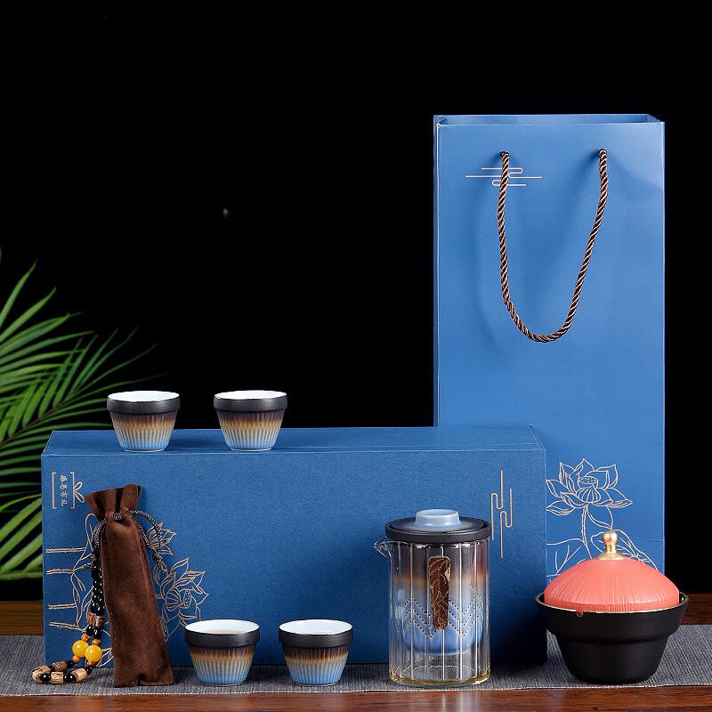 Qianxing Ceramic Gongfu Tea Set Gift Box