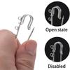 20pcs Heavy Duty Safety Pins Metal Brooch Pin Kilt Fasteners with 3 Loops for DIY Crafts Jewelry Making Arts Sewing Clothes