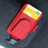 Leather Storage Clip Auto Interior Accessory Car Glasses Holder Card Clip Eyeglass Hanger Organizer Clip for Sun Visors