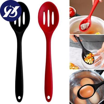 Slotted Spoon Heat Resistant Kitchen Cooking Spoon Nonstick BPA Free Long Handle Cooking Ladle Strainer for Mixing Serving Stirring Basting