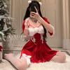 Yiyue Sexy Christmas Lingerie Costume Set for Women - Temptation Role Play Outfit 8877