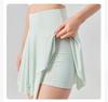 Women's Sports Golf Skirt Quick Dry Sports Skirt High Waist Pleated Short Half Skirt Yoga Clothing