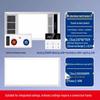Smart All-in-One Bathroom Heater: All-Aluminum, Ceiling-Mounted, Heating, Lighting, Ventilation