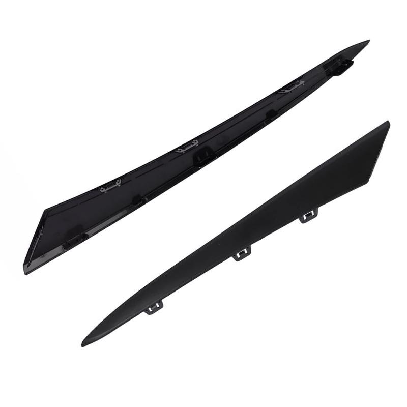 Pair Front Headlight Black Eyelid Molding Trim for Honda Civic   71202T31H01 71207T31H01