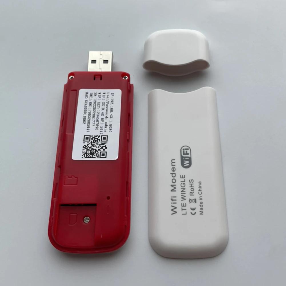 4G LTE Wireless WiFi Router USB Dongle 150Mbps Modem Stick Adapter Mobile Broadband Sim Card 4G Card Wireless Router for Laptop
