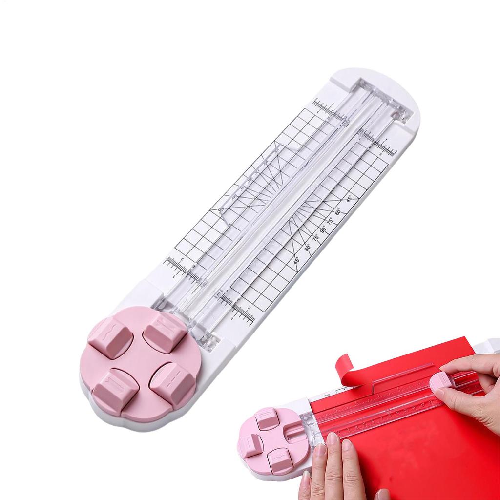 Multifunction 4 In 1 Paper Cutter ID Photo Hand Account Art Office Paper Crafts Home Cutter Plastic Paper for Sewing Fabric