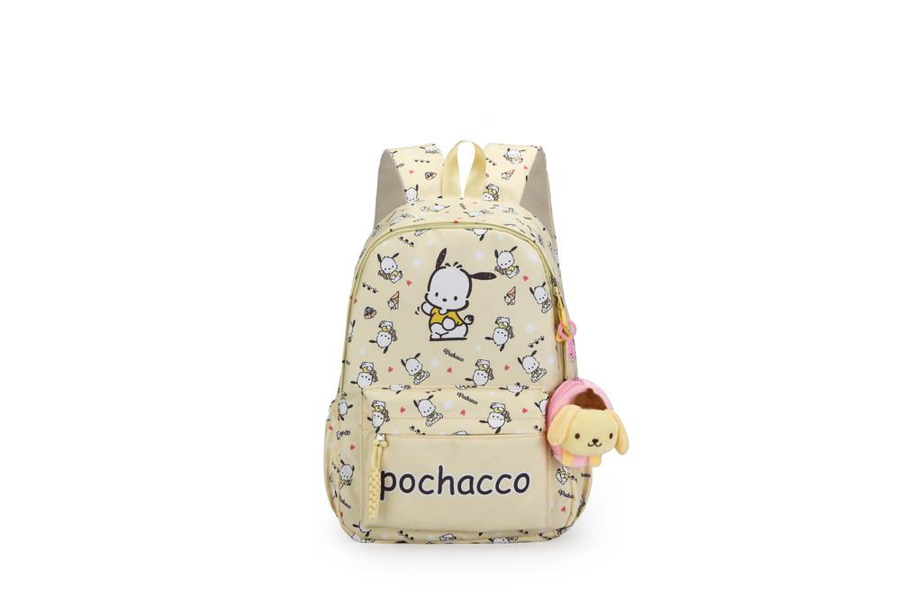 Hello Kitty Cartoon Backpack With Nylon Material For School Students And Commuters