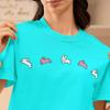 Bunny Rabbits Hoppin' Graphic T-shirt | Cute Hopping Bunnies