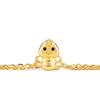 Porti 24k Gold 1.875g Snake Zodiac Flower Bracelet