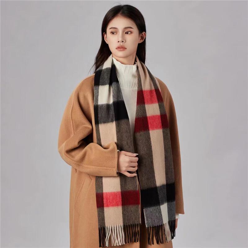 CEENIU Premium Plaid Wool Scarf